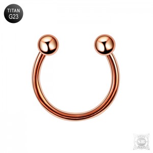 Циркуляр титановый Rose Gold с наружней резьбой (НР)