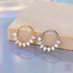 Кликер Silver Allira c кристаллами