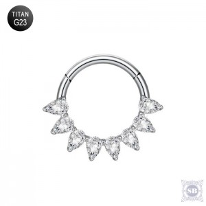 Кликер Silver Allira c кристаллами