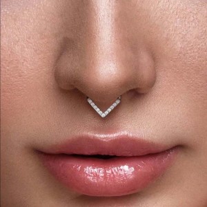 Кликер Серебряная капля с кристаллами