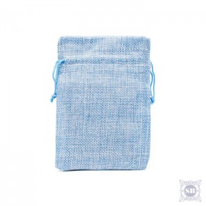 Подарочный мешочек голубой 7х9 см. Подарочный мешочек голубой 7х9 см.