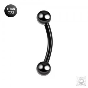 Микробанан титановый Black с шариками