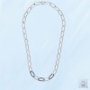 Ожерелье "Якорная цепочка" из стерлингового серебра