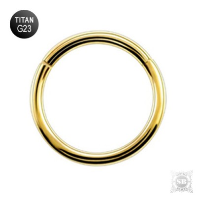 Кольцо - кликер Silver для пирсинга из титана G23
