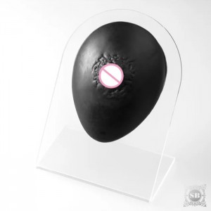 Силиконовая модель черная Грудь