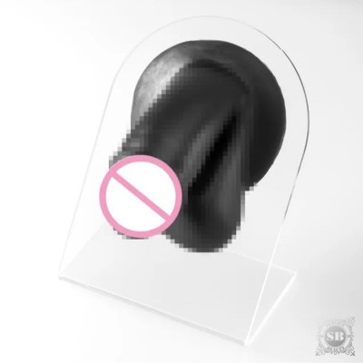 Модель мужского полового члена черного цвета