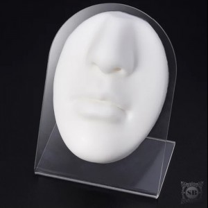 Силиконовая модель белая Лицо