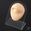 Cиликоновая модель глаза и брови телесного цвета для украшений и практики пирсинга