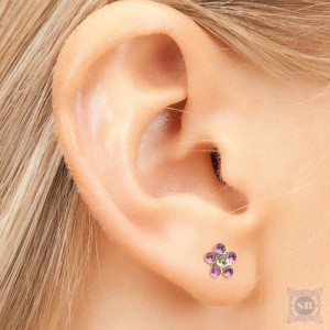 Серьги Цветочек арт.7511-6015-EU