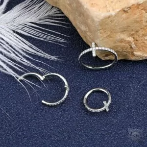 Кликер с крестиком 8х1.2 mm. (G23)