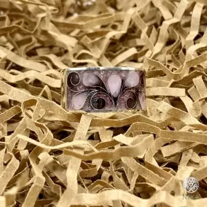 Серебряный комплект украшений Жанетт с минанкари