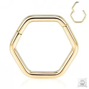 Гексагон-кликер Gold 8 мм.