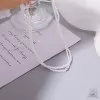 Жемчужное ожерелье-чокер в двойном плетении с замочком.