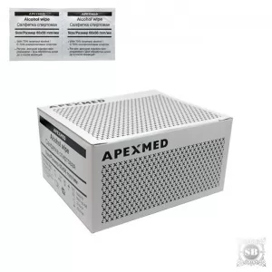 Салфетка спиртовая APEXMED (уп./100 шт.)