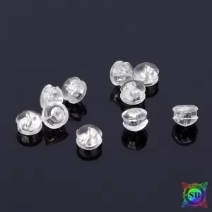 Штифтовые застежки для пусет (10 шт./Silver)
