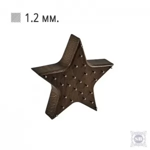 Подставка для украшений в виде звезды (резьба 1,2 мм.)
