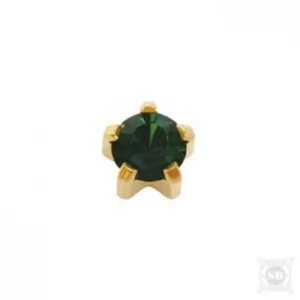 Серьги Изумруд (мини)